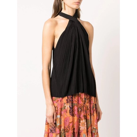 ALC Rio Halterneck Top in Cream - Picture 2 of 5